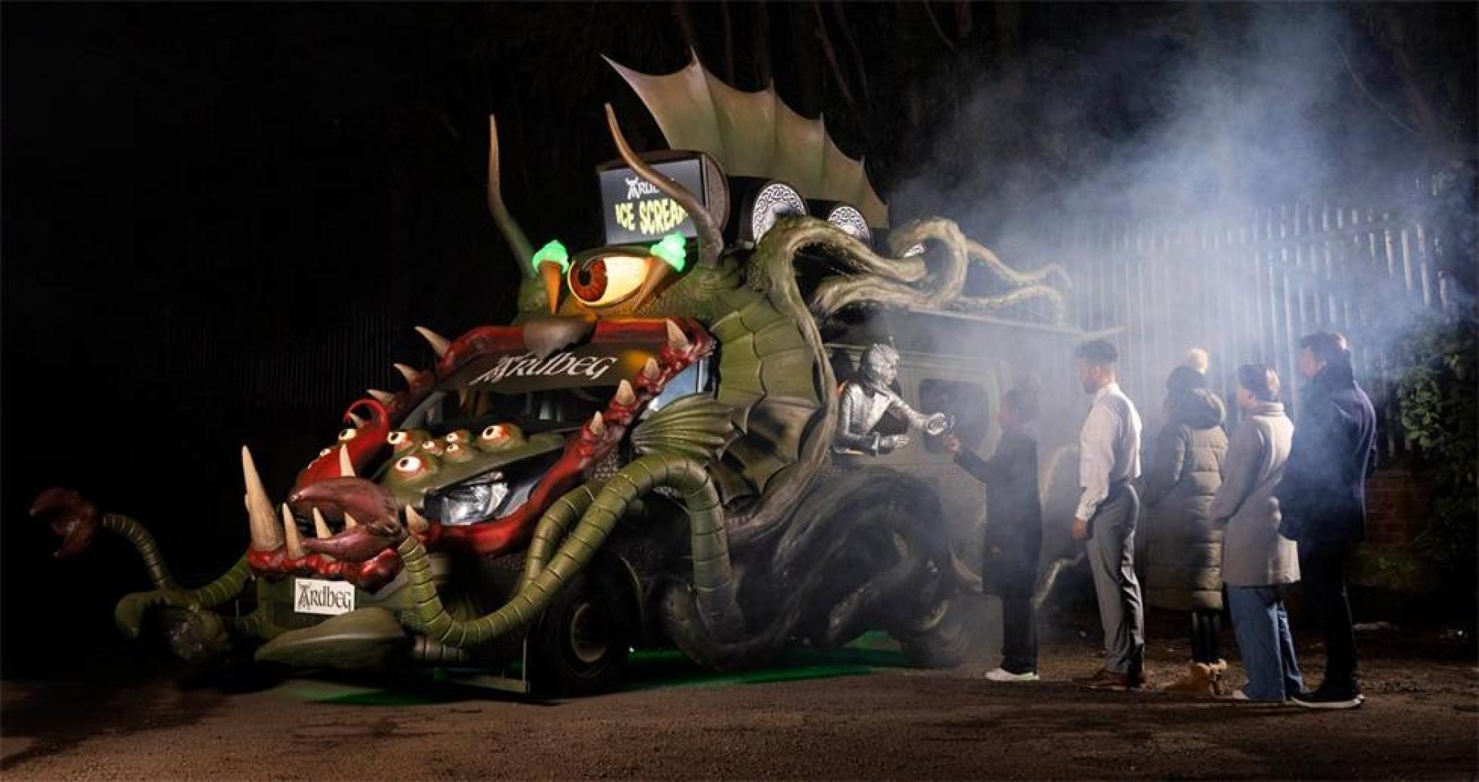 Ardbeg蘇格蘭威士忌推廣活動(dòng)策劃了一輛冰淇淋怪物貨車，好新奇